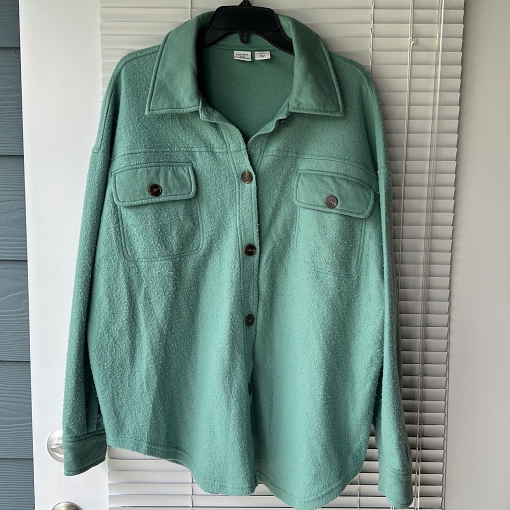 Cupcakes and Cashmere oversized shacket